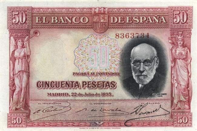 50 Pesetas 1935
